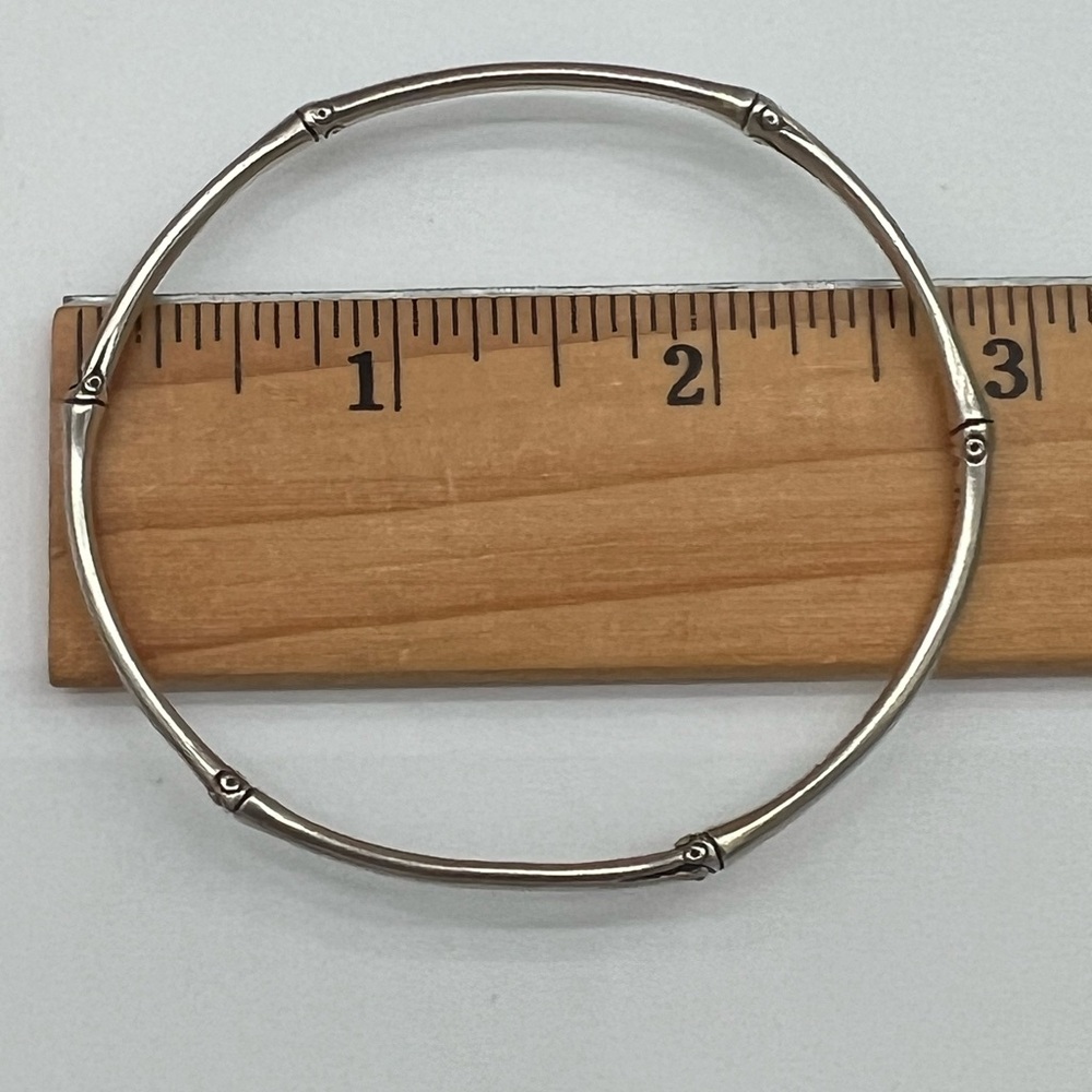 🔴Authentic JOHN HARDY BAMBOO Sterling Silver Bangle / Bracelet 🔴 - Picture 6 of 7